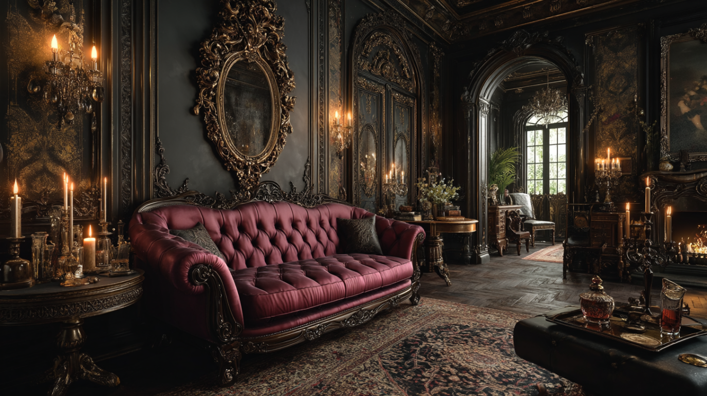 Dark Rococo Aesthetic: How to Design a Room That Feels Like a Forgotten Palace